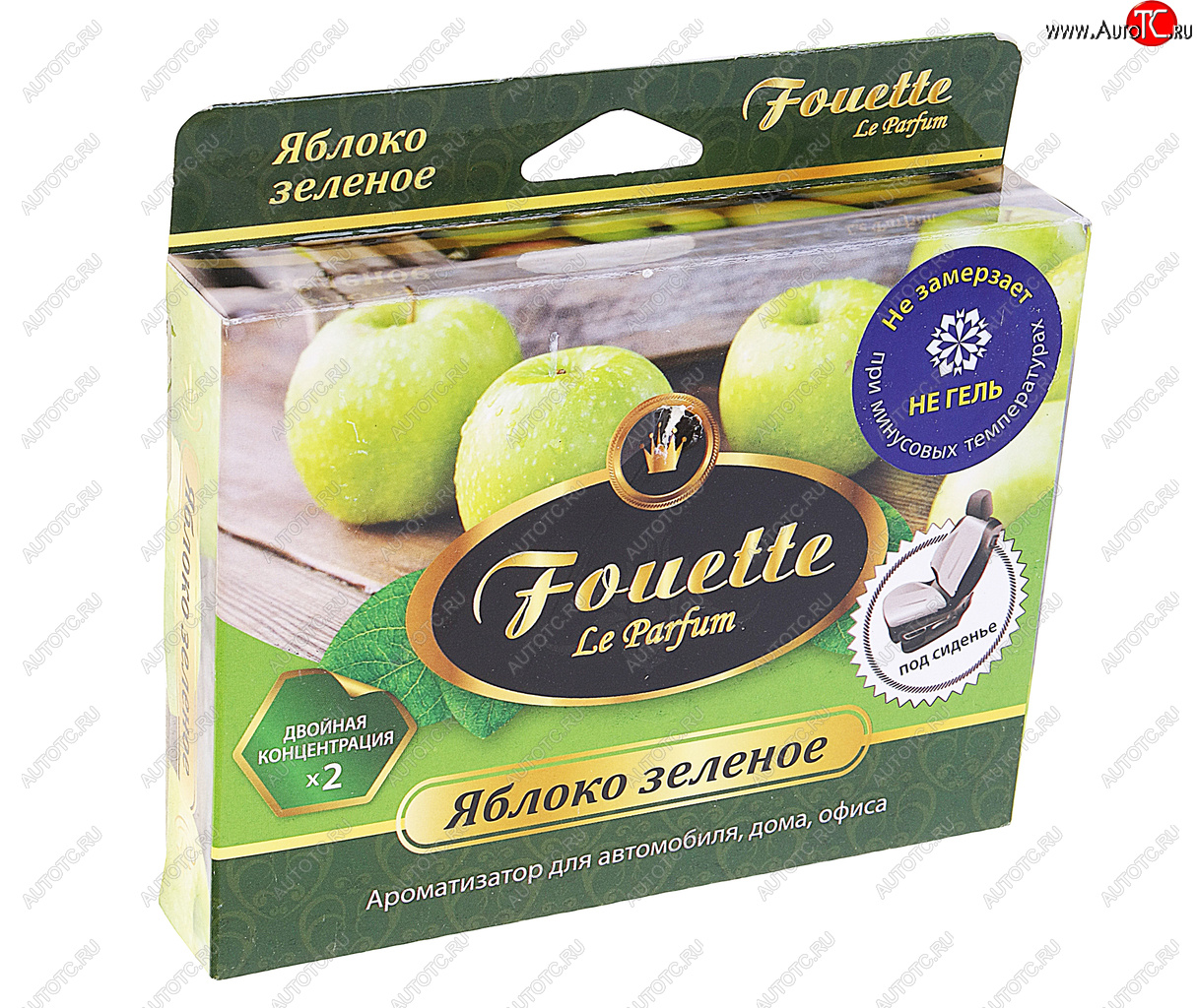 216 р. Ароматизатор под сиденье пенный (райское яблочко) 200г FOUETTE FOUETTE f-19  с доставкой в г. Кемерово
