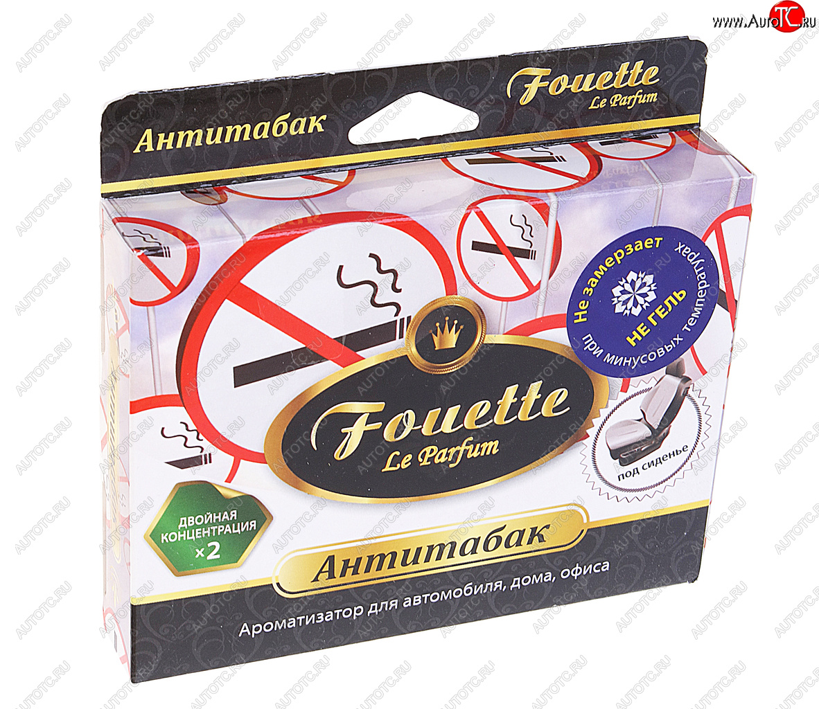 216 р. Ароматизатор под сиденье пенный (антитабак) 200г FOUETTE FOUETTE f-22  с доставкой в г. Кемерово