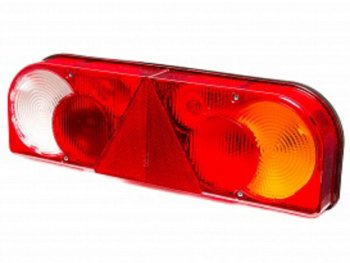 2 299 р. Фонарь задний универсальный правый 24V с боковым габаритным фонарем САКУРА САКУРА ф3.05.24п-01  с доставкой в г. Кемерово. Увеличить фотографию 1
