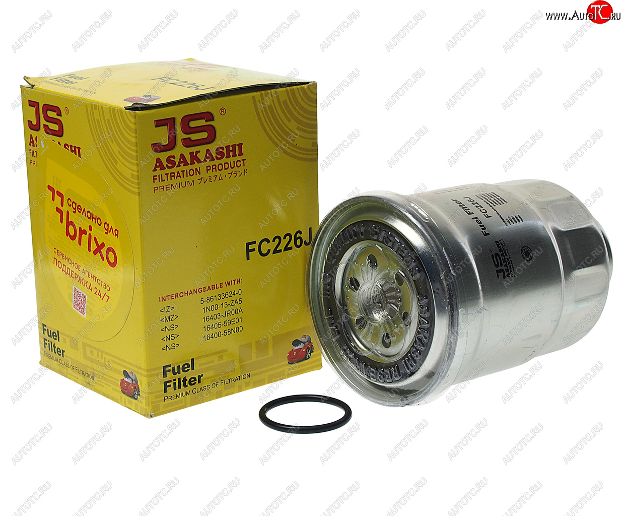 1 399 р. Фильтр топливный NISSAN Almera (00-) JS ASAKASHI JS ASAKASHI fc226j  с доставкой в г. Кемерово