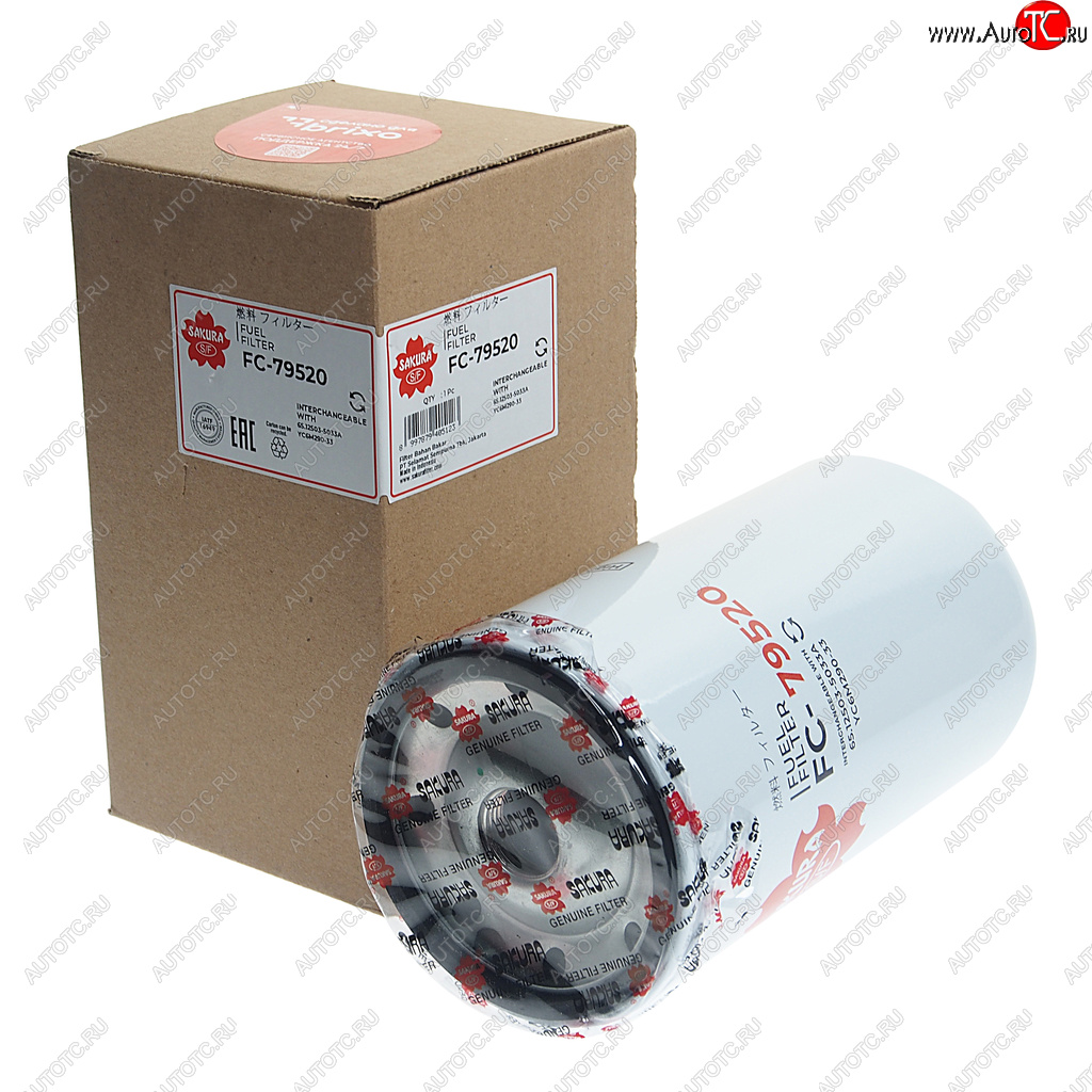 3 399 р. Фильтр топливный DOOSAN SAKURA SAKURA fc79520  с доставкой в г. Кемерово