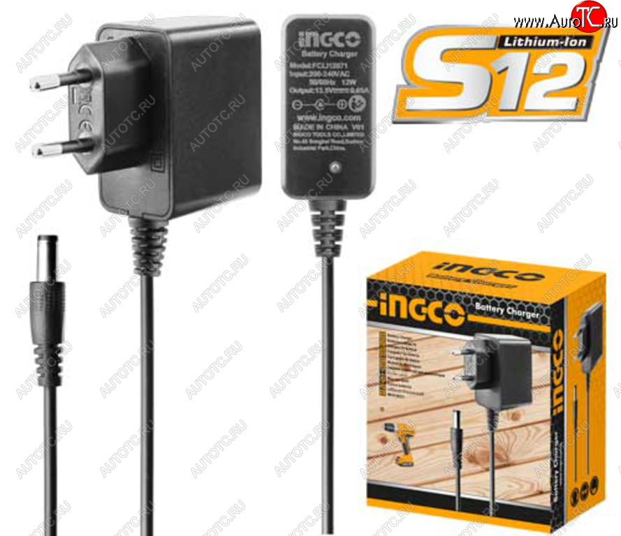 379 р. Устройство зарядное для электроинструмента 12.0В 1.5Ач INGCO INGCO fcli12071  с доставкой в г. Кемерово