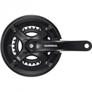 2 599 р. Система велосипедная 175мм 483828T защита черный SHIMANO SHIMANO fc-ty501  с доставкой в г. Кемерово. Увеличить фотографию 1