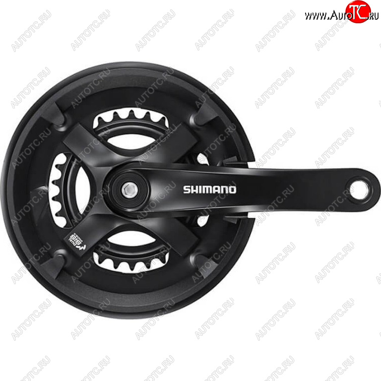 2 599 р. Система велосипедная 175мм 483828T защита черный SHIMANO SHIMANO fc-ty501  с доставкой в г. Кемерово