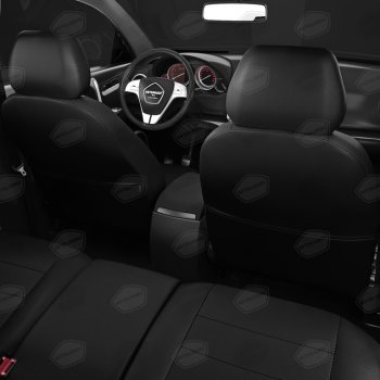 6 699 р. Чехлы сидений для (майка, 11 предм., экокожа) AVTOLIDER Peugeot Boxer 250 (2006-2014) (черные)  с доставкой в г. Кемерово. Увеличить фотографию 3