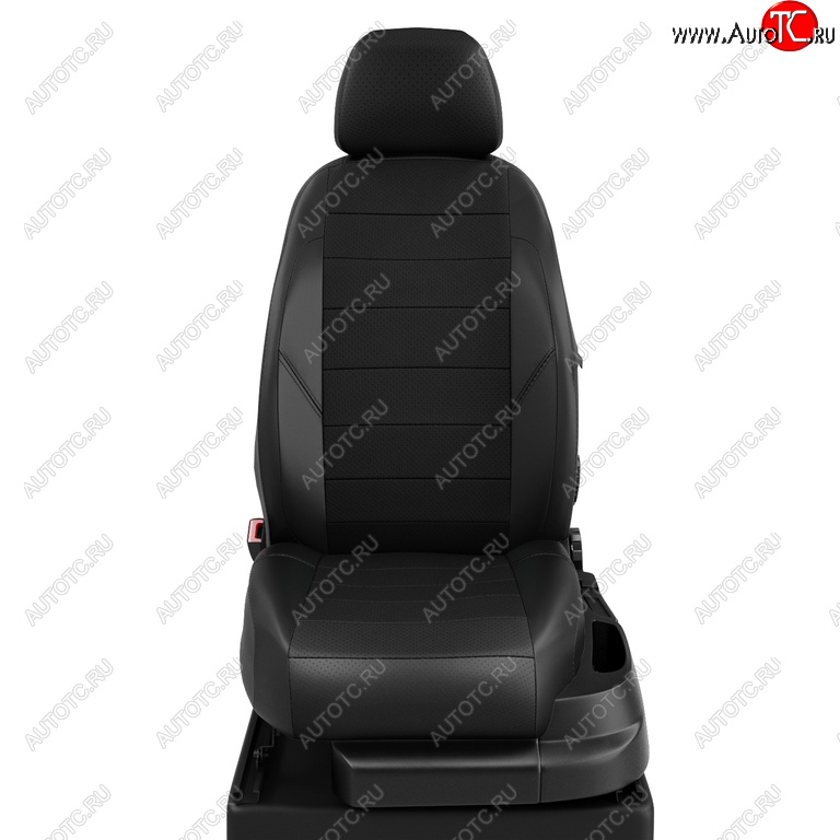 6 699 р. Чехлы сидений для (майка, 11 предм., экокожа) AVTOLIDER Peugeot Boxer 250 (2006-2014) (черные)  с доставкой в г. Кемерово