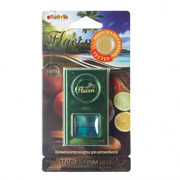 369 р. Ароматизатор на дефлектор мембранный (тропический день) Flacon FOUETTE FOUETTE fl-02  с доставкой в г. Кемерово. Увеличить фотографию 1