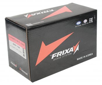 1 129 р. Колодки тормозные задние (4шт.) FRIXA KIA Picanto 2 TA хэтчбэк 5 дв. дорестайлинг (2011-2015)  с доставкой в г. Кемерово. Увеличить фотографию 3
