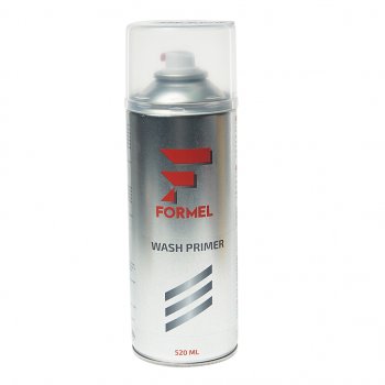 539 р. Грунт кислотный WASH Primer аэрозоль 520мл FORMEL FORMEL fm-4001  с доставкой в г. Кемерово. Увеличить фотографию 1
