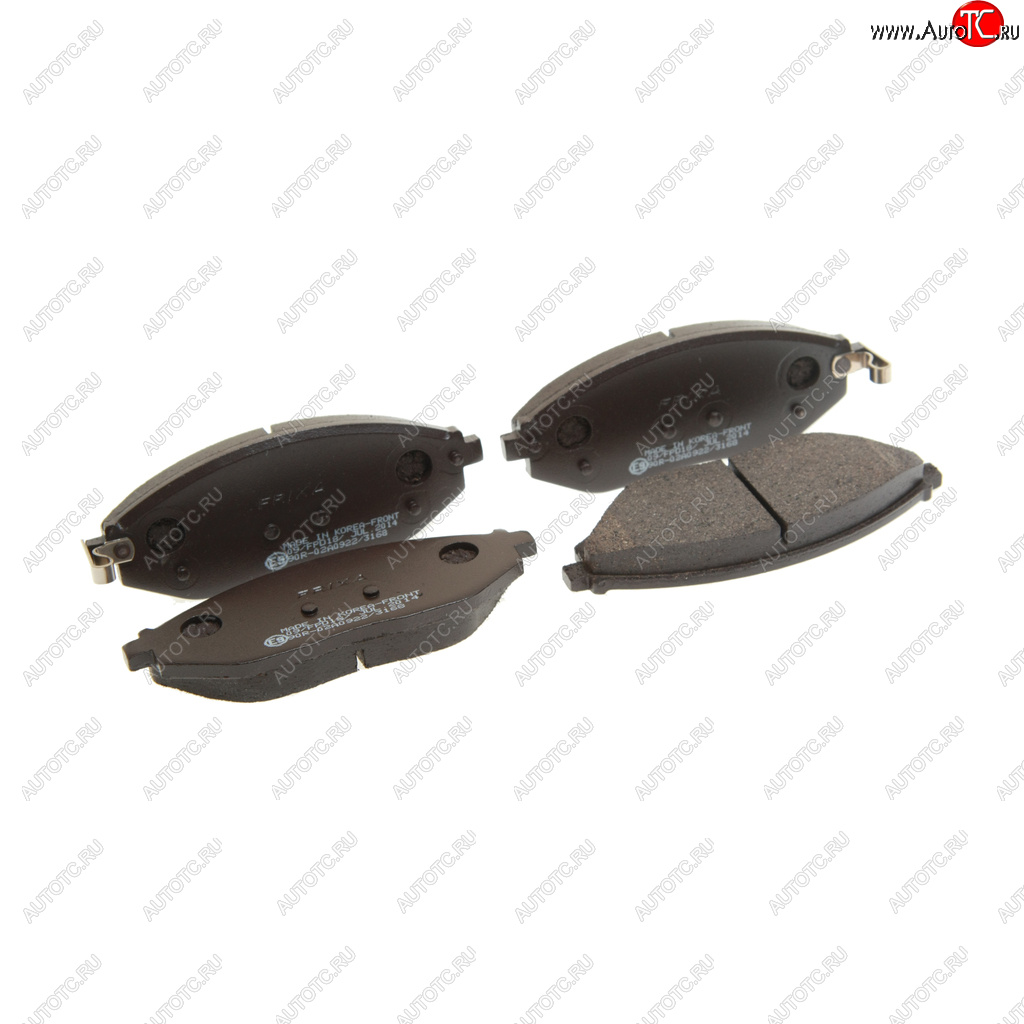 1 179 р. Колодки тормозные CHEVROLET Spark (10-) передние (4шт.) FRIXA HANKOOK FRIXA fpd18 HANKOOK FRIXA fpd18  с доставкой в г. Кемерово