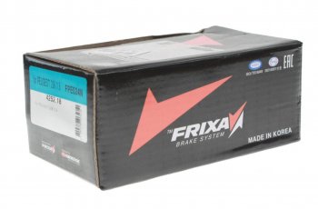889 р. Колодки тормозные передние R16 (4шт.) HANKOOK FRIXA CITROEN Berlingo M59 рестайлинг (2002-2012)  с доставкой в г. Кемерово. Увеличить фотографию 2