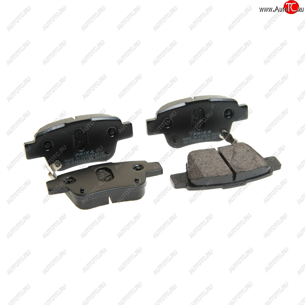 639 р. Колодки тормозные задние (4шт.) HANKOOK FRIXA Toyota Avensis T250 седан дорестайлинг (2003-2006)  с доставкой в г. Кемерово