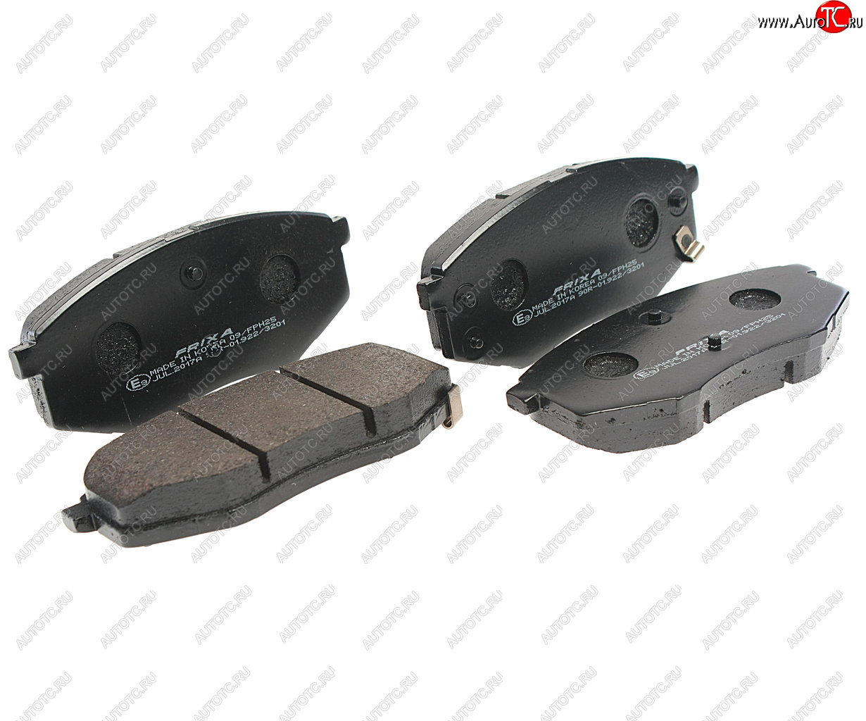 739 р. Колодки тормозные передние (4шт.) HANKOOK FRIXA KIA Carens UN (2006-2013)  с доставкой в г. Кемерово