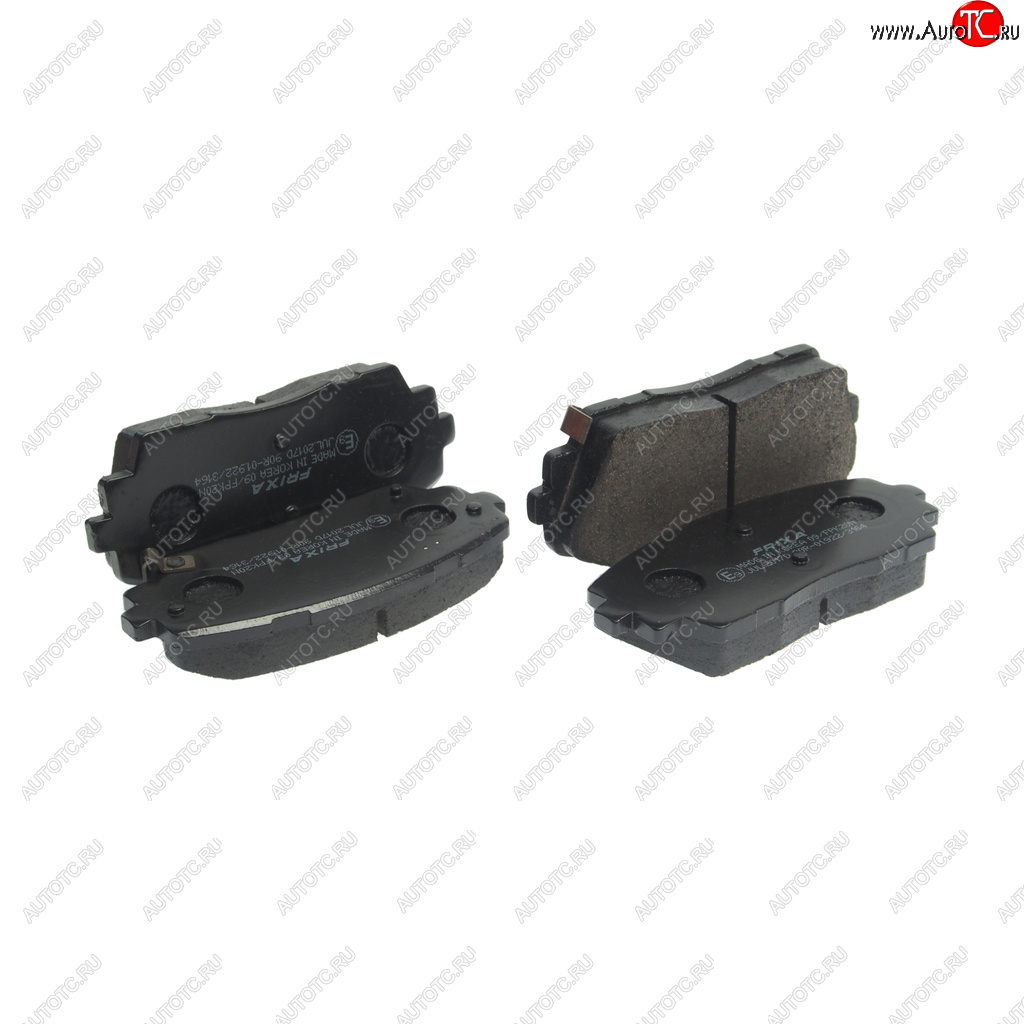 959 р. Колодки тормозные передние (4шт.) HANKOOK FRIXA KIA Picanto 2 TA хэтчбэк 5 дв. дорестайлинг (2011-2015)  с доставкой в г. Кемерово