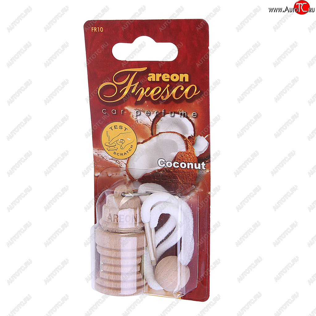 246 р. Ароматизатор подвесной жидкостный (кокос) Fresco AREON AREON fr09  с доставкой в г. Кемерово
