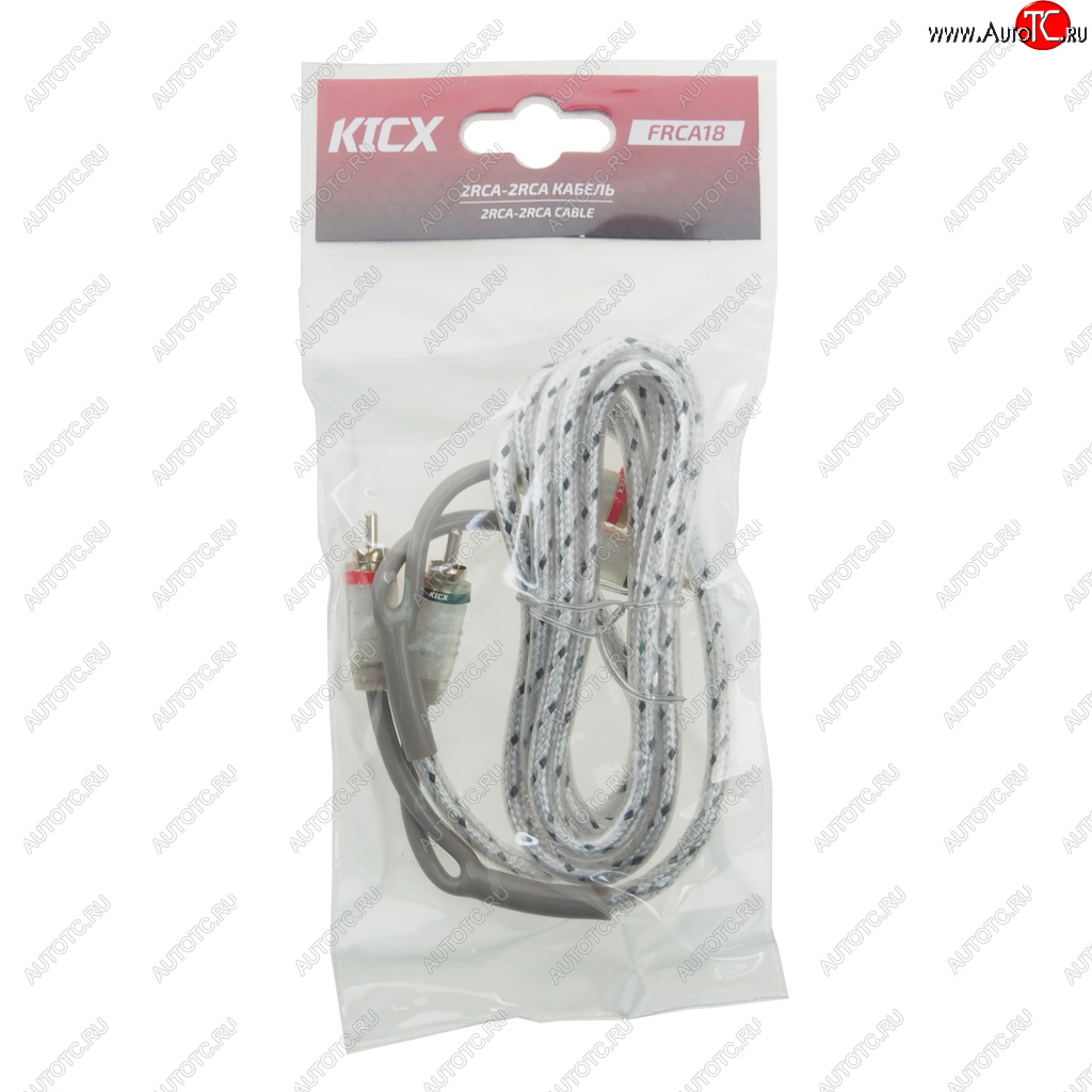 529 р. Кабель RCA 2х2 1.8м KICX KICX frca18  с доставкой в г. Кемерово