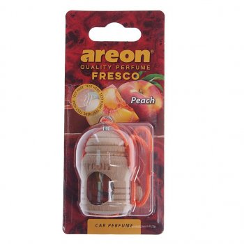 246 р. Ароматизатор подвесной жидкостный (персик) Fresco AREON AREON frtn24  с доставкой в г. Кемерово. Увеличить фотографию 1