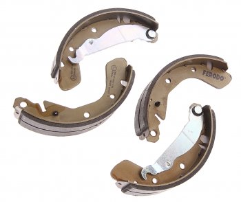 2 599 р. Колодки тормозные OPEL Astra G,Corsa C задние барабанные (4шт.) FERODO FERODO fsb335  с доставкой в г. Кемерово. Увеличить фотографию 2