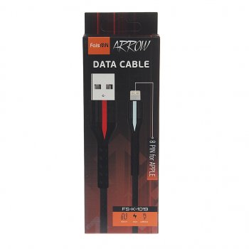 250 р. Кабель iPhone (5-) 1м FAISON FAISON fs-k-1019 arrow black  с доставкой в г. Кемерово. Увеличить фотографию 2