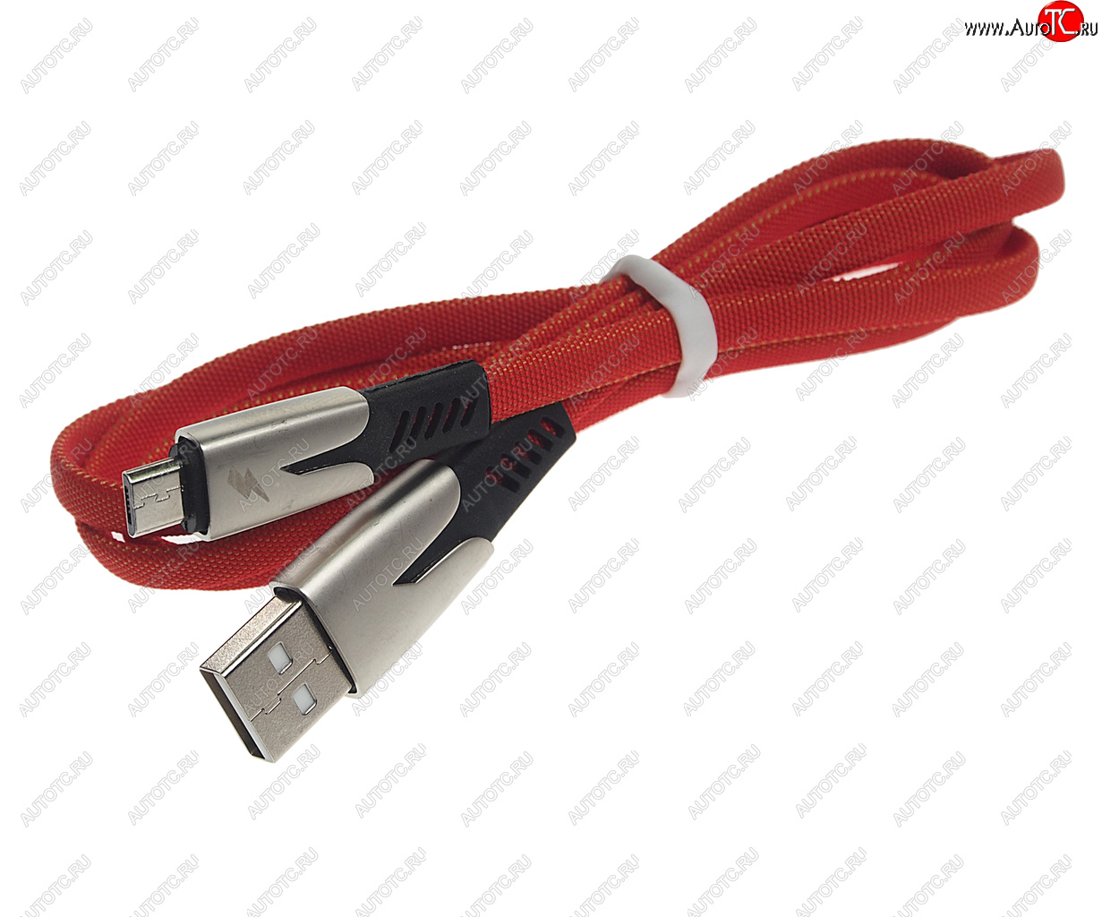195 р. Кабель micro USB 1м FAISON FAISON fs-k-1034 need red  с доставкой в г. Кемерово