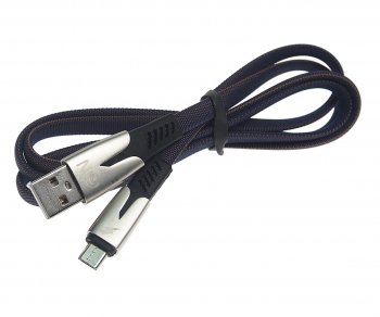 195 р. Кабель micro USB 1м FAISON FAISON fs-k-1035 need blue  с доставкой в г. Кемерово. Увеличить фотографию 1
