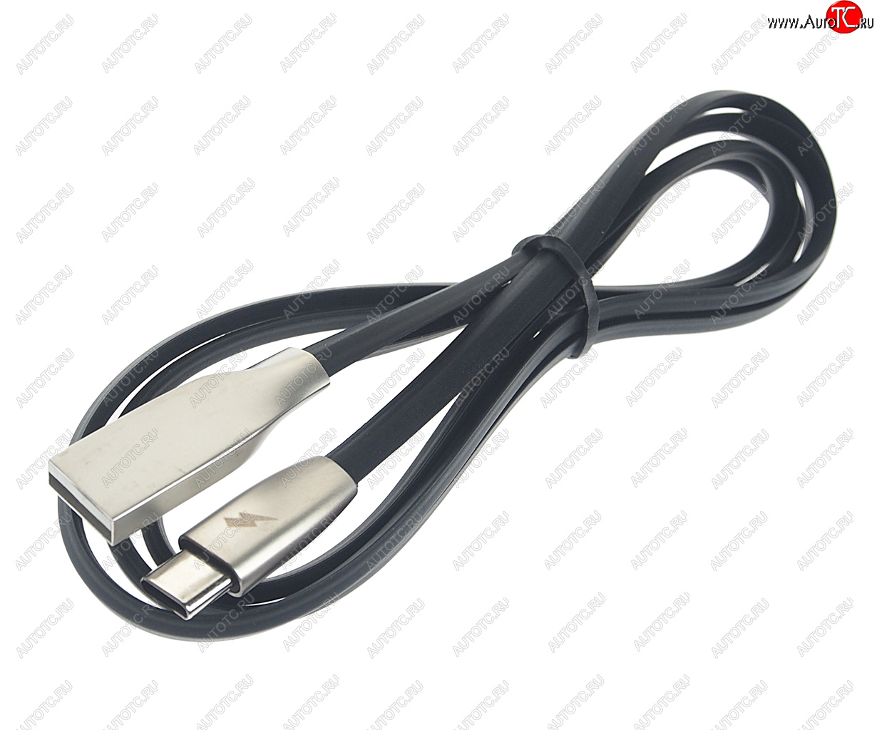 193 р. Кабель USB Type C 1м FAISON FAISON fs-k-1044 even black  с доставкой в г. Кемерово