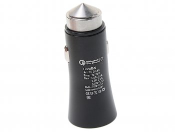 499 р. Устройство зарядное в прикуриватель 2USB 12V Quick Charge EARLDOM EARLDOM fs-z-588 black  с доставкой в г. Кемерово. Увеличить фотографию 2