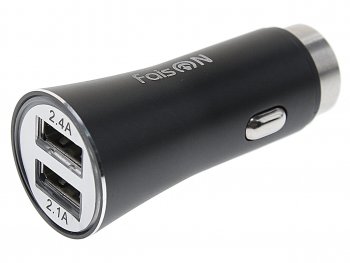 499 р. Устройство зарядное в прикуриватель 2USB 12V Quick Charge EARLDOM EARLDOM fs-z-588 black  с доставкой в г. Кемерово. Увеличить фотографию 1