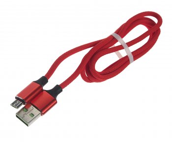 147 р. Кабель micro USB 1м FAISON FAISON fx21 red  с доставкой в г. Кемерово. Увеличить фотографию 1