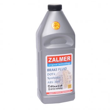 619 р. Жидкость тормозная DOT-4 0.910кг ZALMER ZALMER fz400910  с доставкой в г. Кемерово. Увеличить фотографию 1
