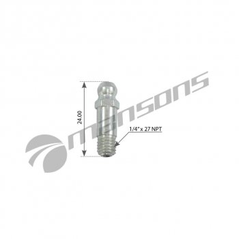 19 р. Масленка прямая 180 градусов 14x27 NPT MANSONS MANSONS g11  с доставкой в г. Кемерово. Увеличить фотографию 1
