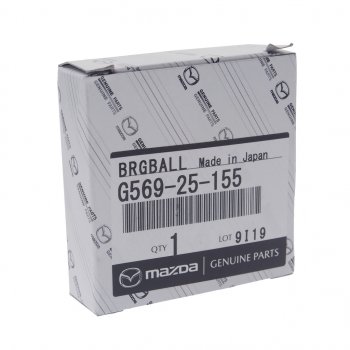 2 499 р. Подшипник подвесной MAZDA 323,626,6 опоры полуоси OE MAZDA g569-25-155  с доставкой в г. Кемерово. Увеличить фотографию 2