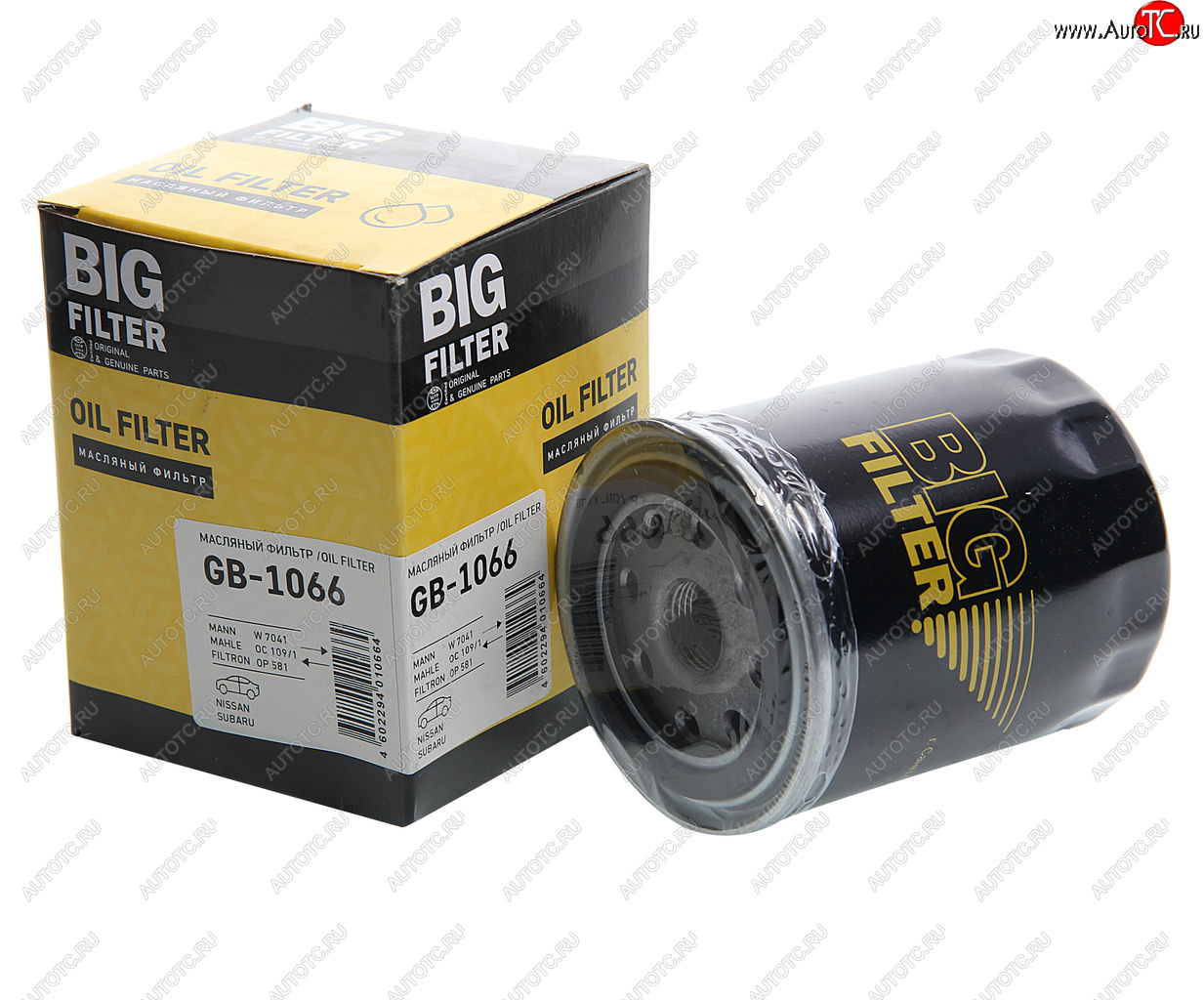 319 р. Фильтр масляный NISSAN FORD INFINITI BIG FILTER BIG FILTER gb-1066  с доставкой в г. Кемерово
