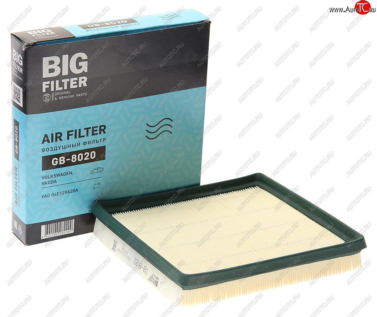 659 р. Фильтр воздушный салона BIG FILTER  Skoda Octavia  A7 (2012-2017), Volkswagen Golf  7 (2012-2017)  с доставкой в г. Кемерово