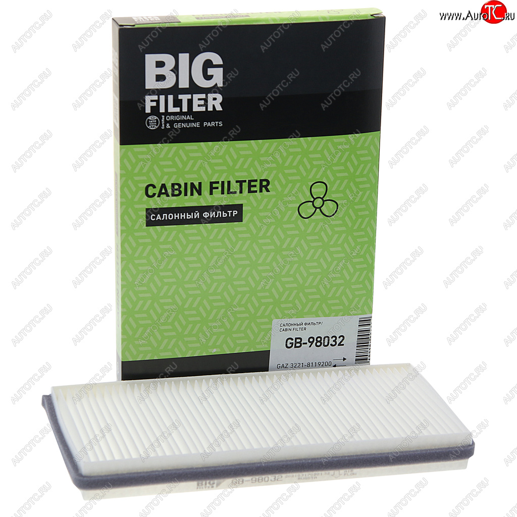 499 р. Фильтр воздушный салона BIG FILTER  ГАЗ ГАЗель  3302,Бизнес (2010-2025) 2-ой рестайлинг шасси ((новая панель))  с доставкой в г. Кемерово