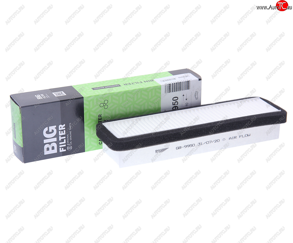 739 р. Фильтр воздушный салона ГАЗ-3302 простой BIG FILTER BIG FILTER gb-9950  с доставкой в г. Кемерово