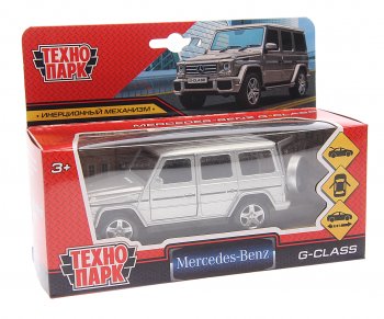 839 р. Модель автомобиля MERCEDES G металлическая ТЕХНОПАРК ТЕХНОПАРК g-class-sl  с доставкой в г. Кемерово. Увеличить фотографию 1