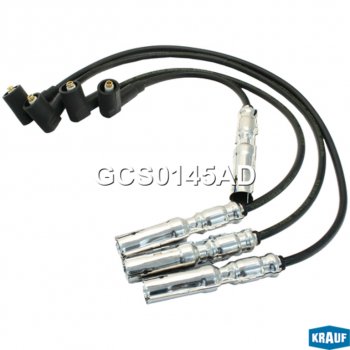 1 599 р. Провод высоковольтный VW Beetle (98-10) AUDI A3 (97-13) SKODA Octavia (01-13) KRAUF KRAUF gcs0145ad  с доставкой в г. Кемерово. Увеличить фотографию 1