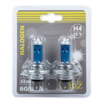 589 р. Лампа 12V H4 6055W P43t +50% блистер (2шт.) GANZ GANZ gip06053  с доставкой в г. Кемерово. Увеличить фотографию 2