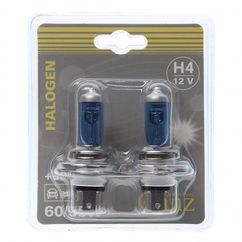 589 р. Лампа 12V H4 6055W P43t +50% блистер (2шт.) GANZ GANZ gip06053  с доставкой в г. Кемерово. Увеличить фотографию 1