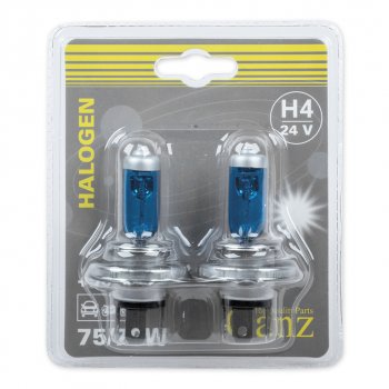 439 р. Лампа 24V H4 7570W P43t +50% блистер (2шт.) GANZ GANZ gip06055  с доставкой в г. Кемерово. Увеличить фотографию 2