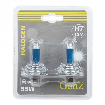 559 р. Лампа 12V H7 55W PX26d +50% блистер (2шт.) GANZ GANZ gip06056  с доставкой в г. Кемерово. Увеличить фотографию 3