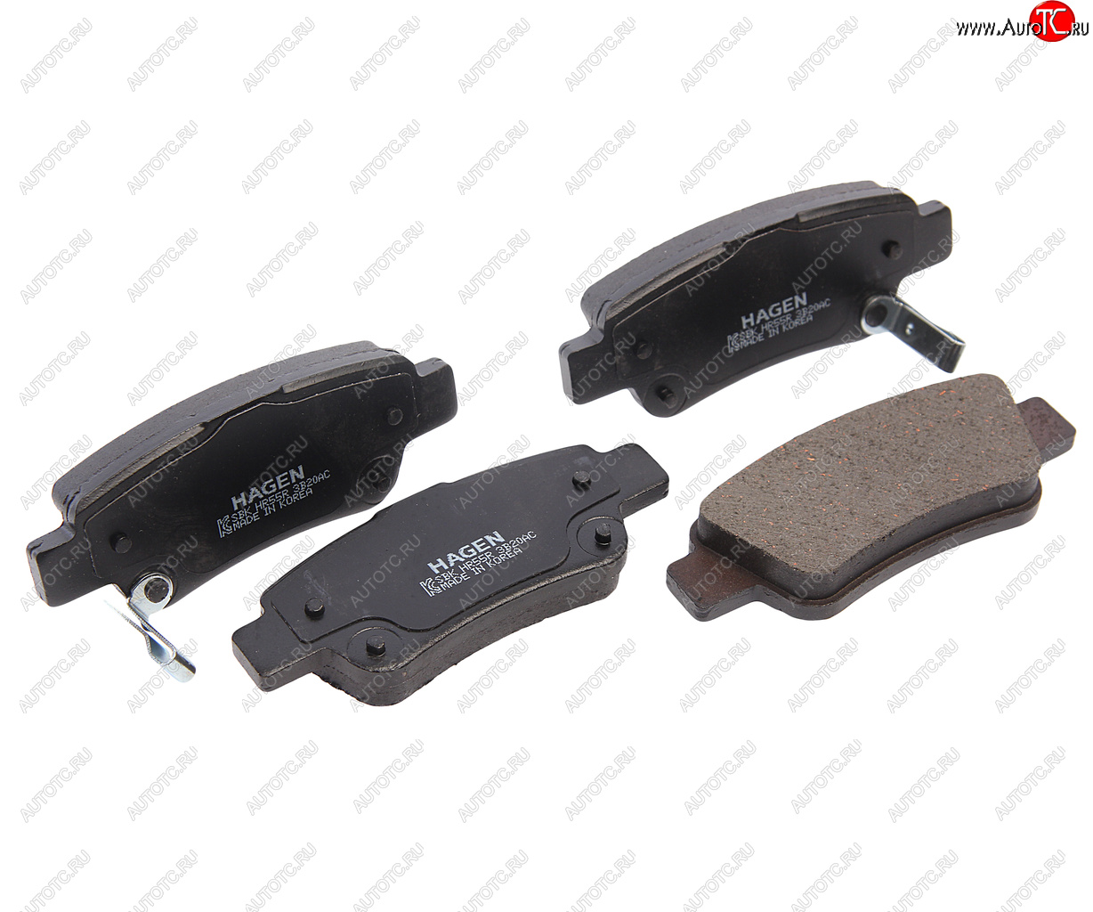 2 199 р. Колодки тормозные задние (4шт.) SANGSIN Honda CR-V RE1,RE2,RE3,RE4,RE5,RE7 дорестайлинг (2007-2010)  с доставкой в г. Кемерово