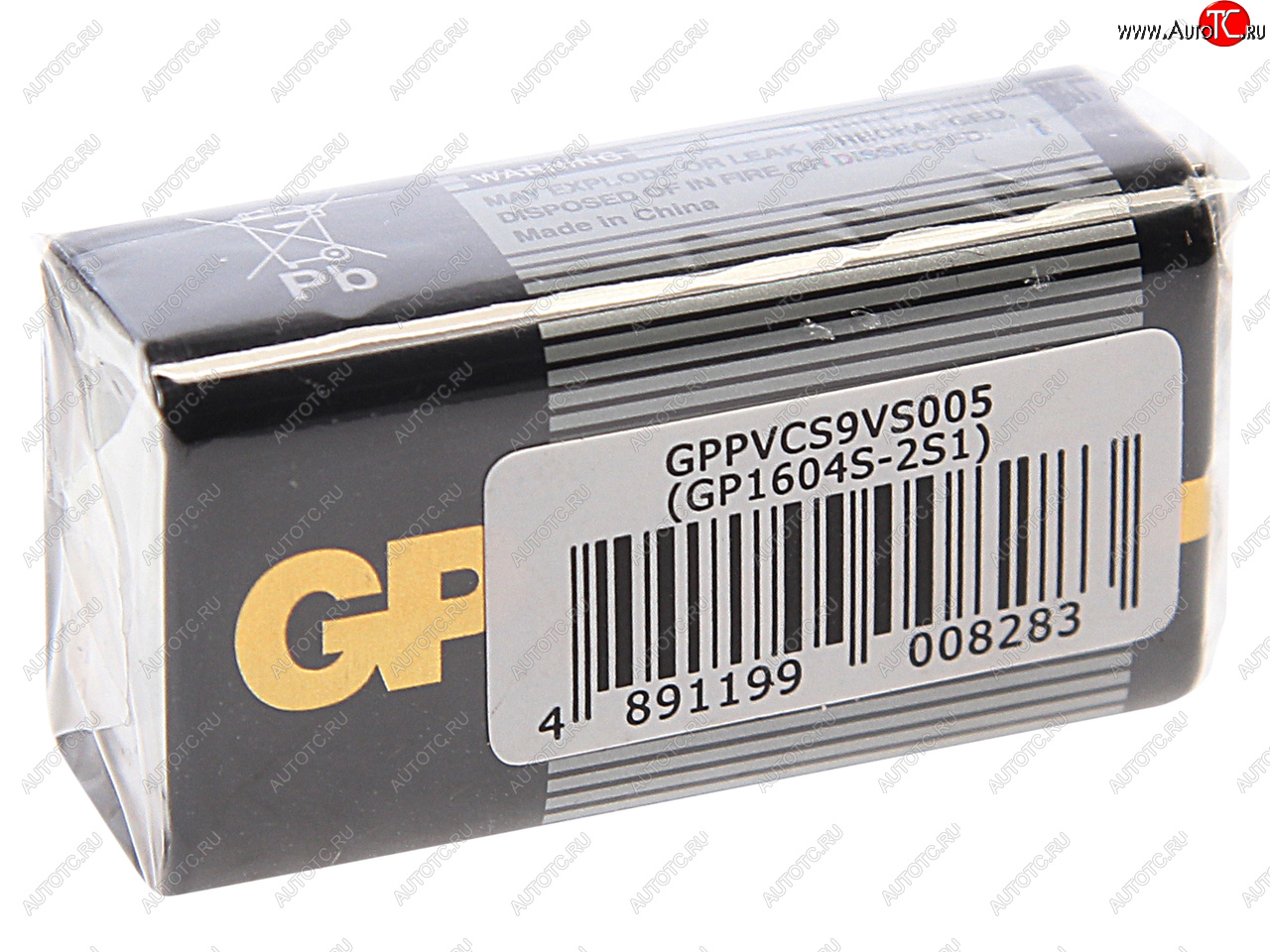 134 р. Батарейка KRONA 6F22 9V термопленка 1шт. Alkaline Supercell GP GP gp-1604s  с доставкой в г. Кемерово
