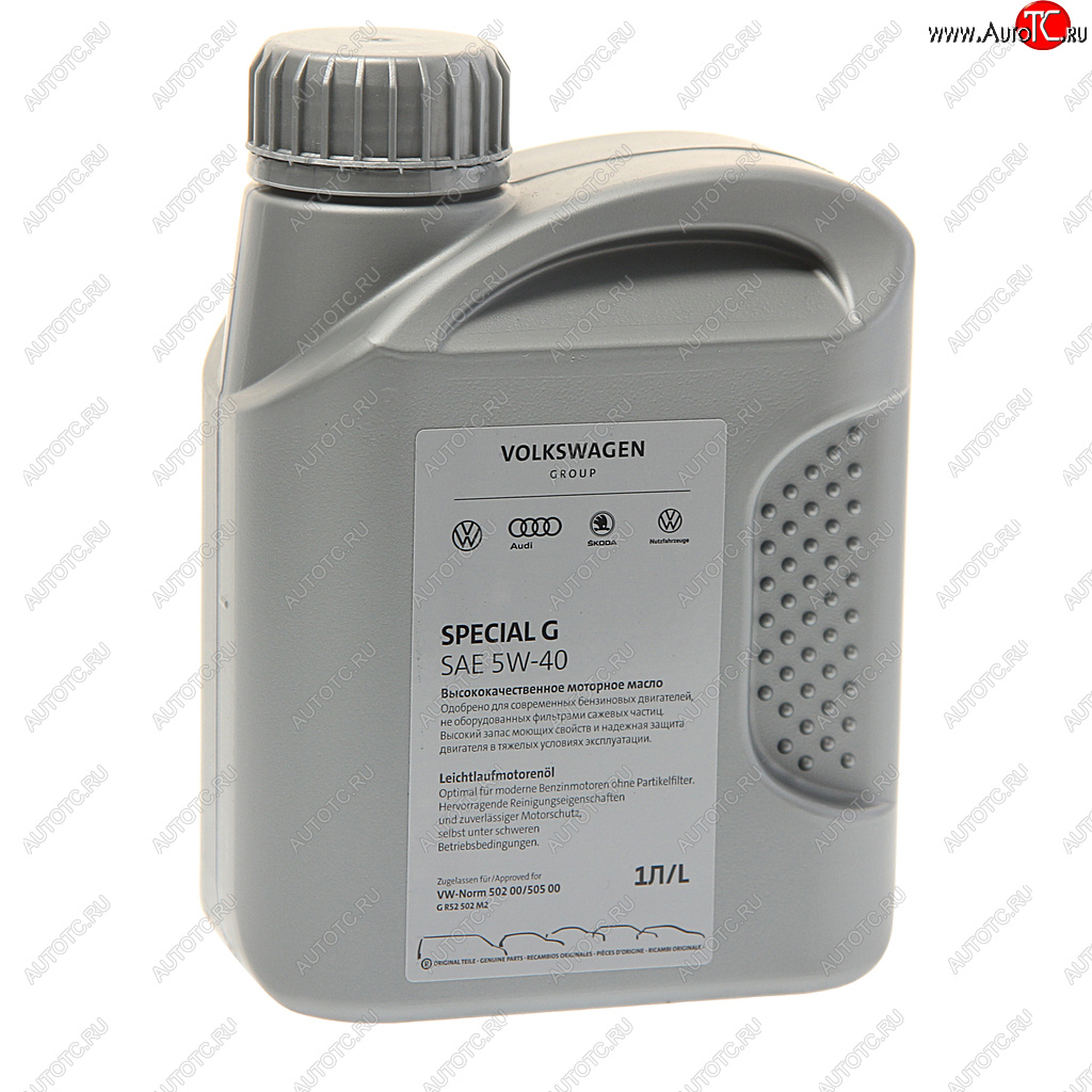 3 379 р. Масло моторное VAG 5W40 синт.1л SPECIAL G бензиновый двигатель (502.00505.00) OE VAG gr52502m2  с доставкой в г. Кемерово