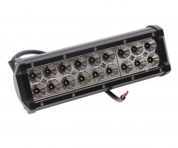 2 559 р. Балка светодиодная 1224V 54W (18 светодиодов) 235х85х65мм (ближний свет) двухрядная LED LT LED TECHNOLOGY gr9-54f  с доставкой в г. Кемерово. Увеличить фотографию 1