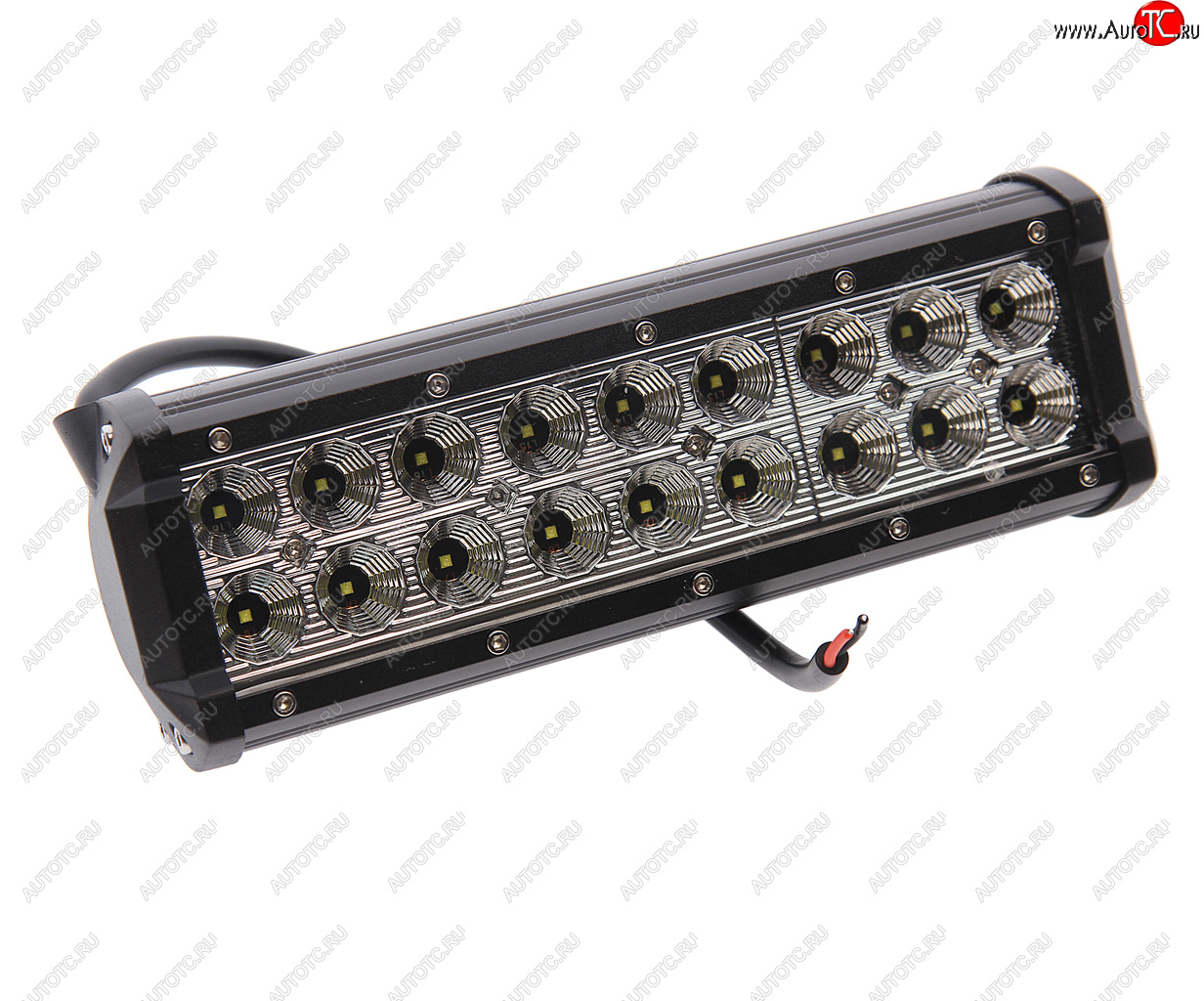 2 559 р. Балка светодиодная 1224V 54W (18 светодиодов) 235х85х65мм (ближний свет) двухрядная LED LT LED TECHNOLOGY gr9-54f  с доставкой в г. Кемерово