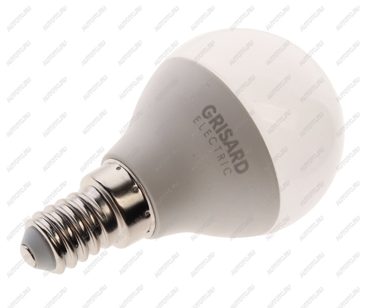 77 р. Лампа светодиодная E14 G45 7W (60W) 220V теплый GRISARD ELECTRIC GRISARD ELECTRIC gre-002-0036  с доставкой в г. Кемерово