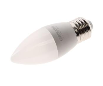 102 р. Лампа светодиодная E27 C35 7W (60W) 220V теплый GRISARD ELECTRIC GRISARD ELECTRIC gre-002-0042  с доставкой в г. Кемерово. Увеличить фотографию 2