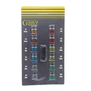 89 р. Предохранитель 5-30А флажковый MINI комплект 12шт. с пинцетом GANZ GANZ grp15002 GANZ grp15002  с доставкой в г. Кемерово. Увеличить фотографию 1